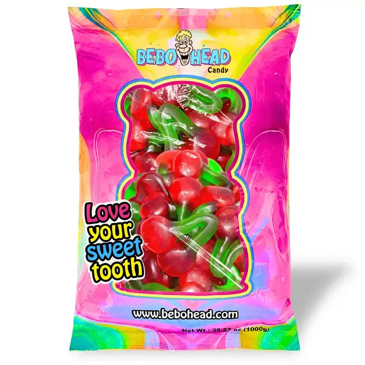 Bulk Candy Gummies β Cherries - Case of 26.45 lb