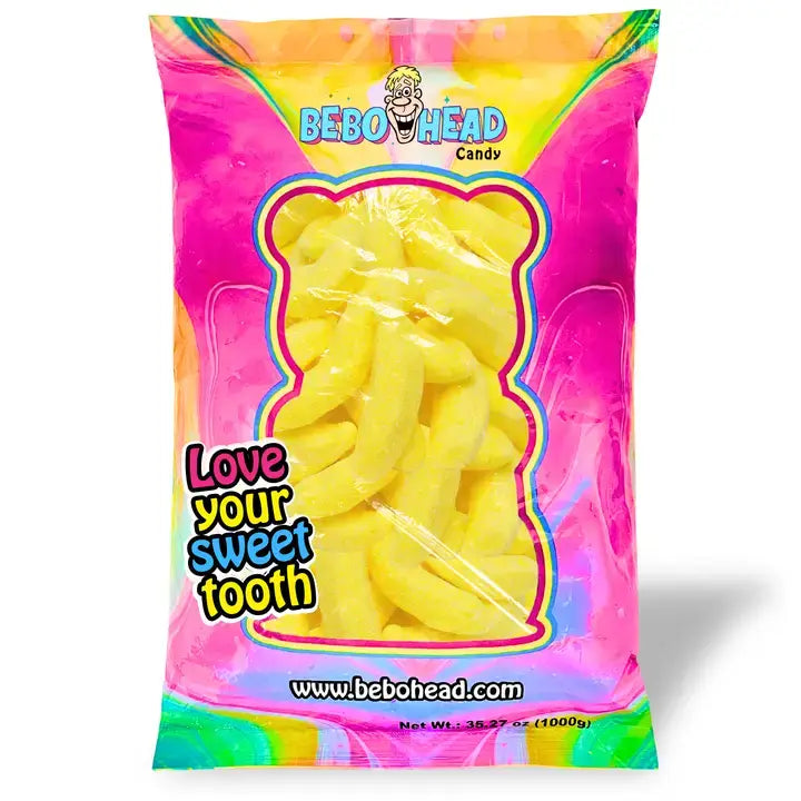 Bulk Candy Gummies β Sour! Bananas - Case of 26.45 lb
