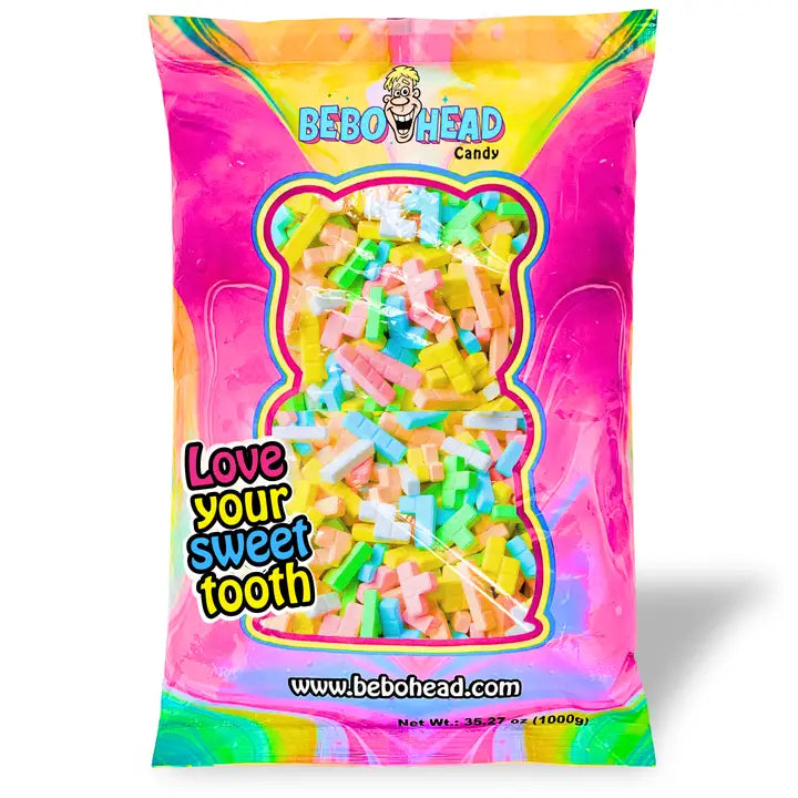 Bulk Candy Pressed Candy – Tetris - Case of 22 lb