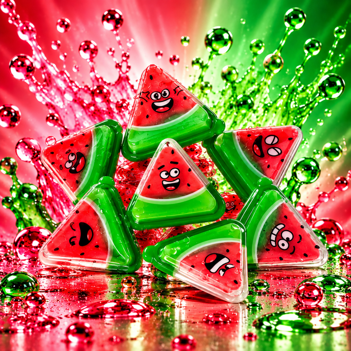 Watermelon Jelly Filled Gummies 🍉
