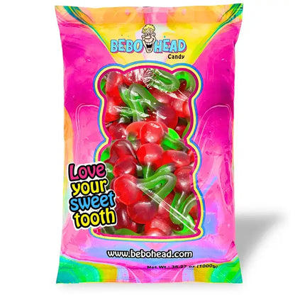 Bulk Candy Gummies – Cherries - Case of 26.45 lb