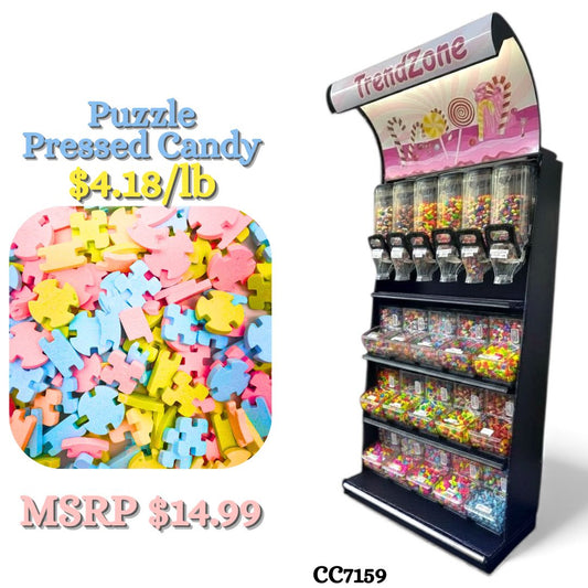Bulk Candy Pressed Candy – Puzzle Pieces - Case of 22 lb