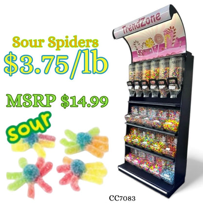 Bulk Candy Gummies – Sour! Spider - Case of 26.45 lb