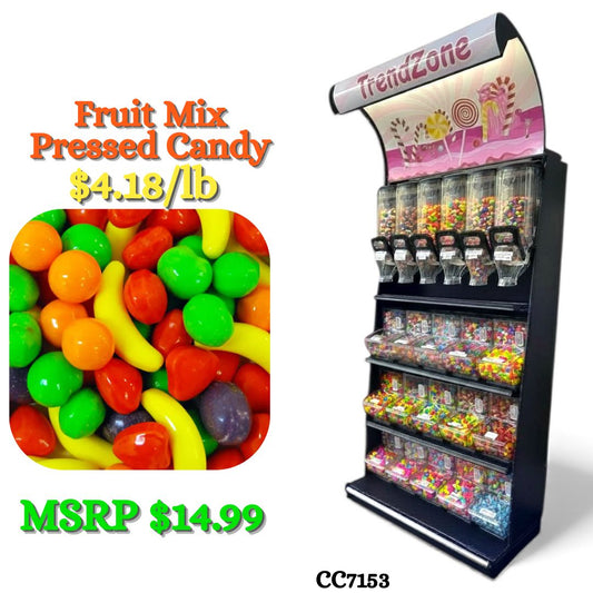 Bulk Candy Pressed Candy – Fruit Mix - Case of 22 lb