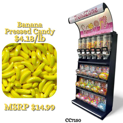Bulk Candy Pressed Candy – Banana Style - Case of 22 lb
