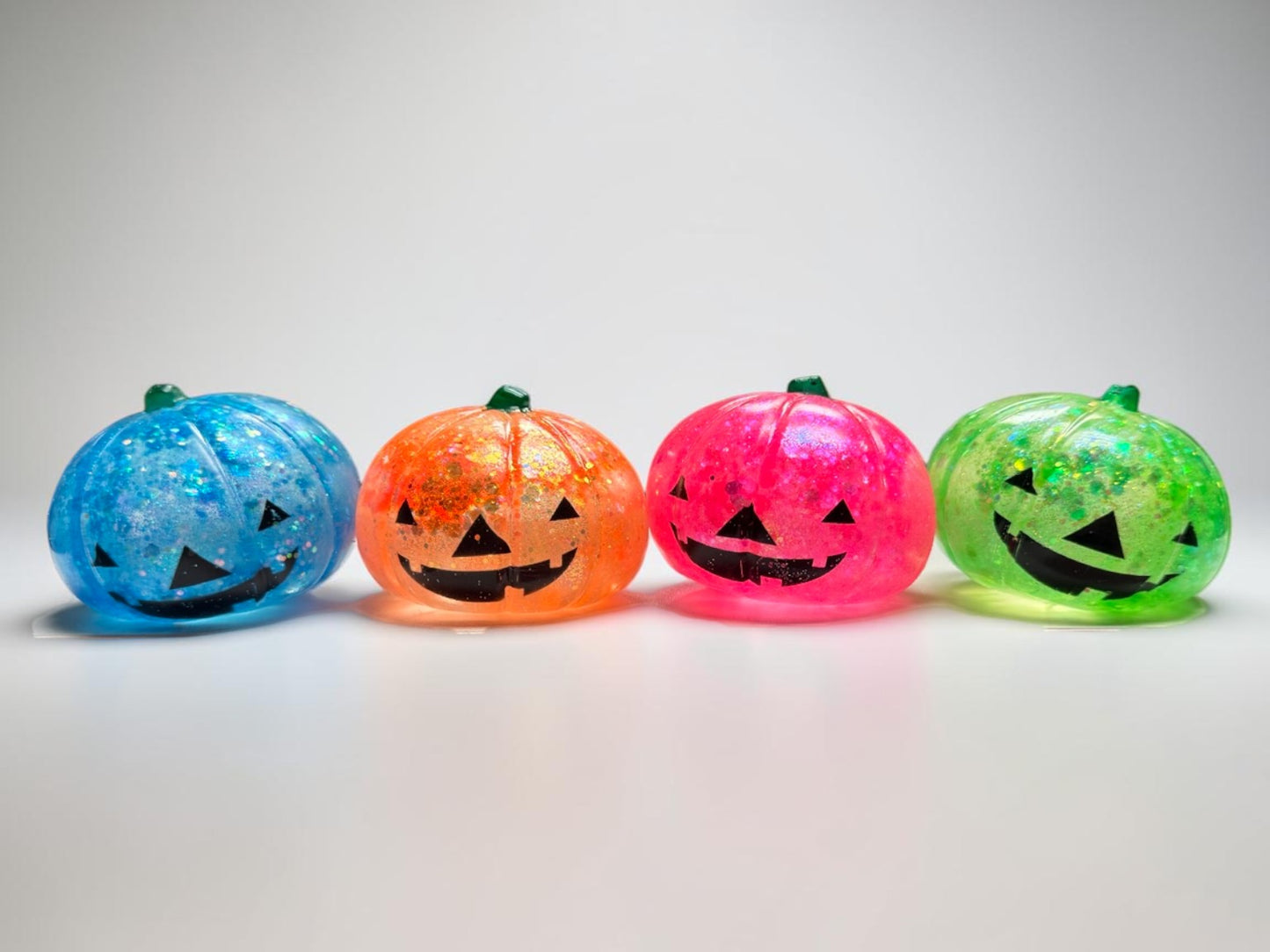 Maltose Squishy - Glitter Jack-O-Lantern – 12 pcs