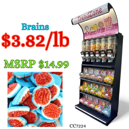 Bulk Candy Gummies – Brains - Case of 26.45 lb