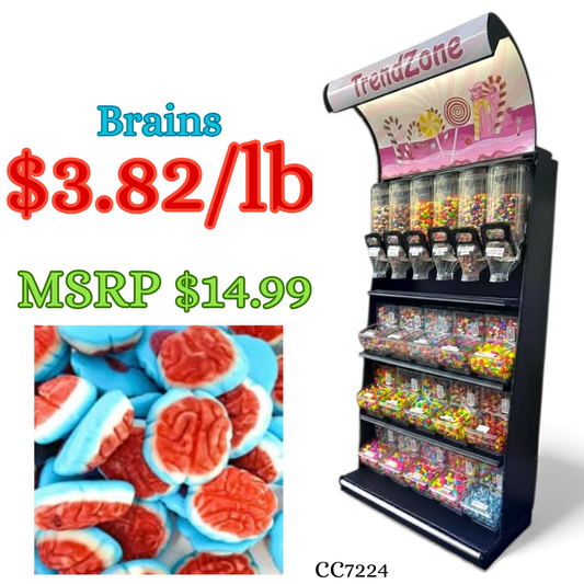 Bulk Candy Gummies – Brains - Case of 26.45 lb