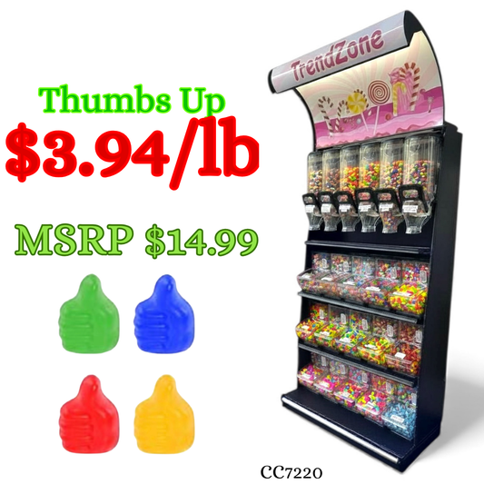 Bulk Candy Gummies – Thumbs Up - Case of 26.45 lb