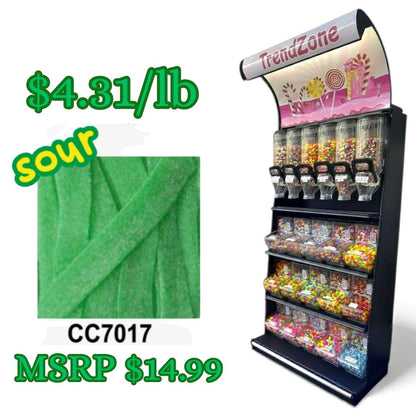 Bulk Candy Belts – Sour Watermelon - Case of 19.8 lbs