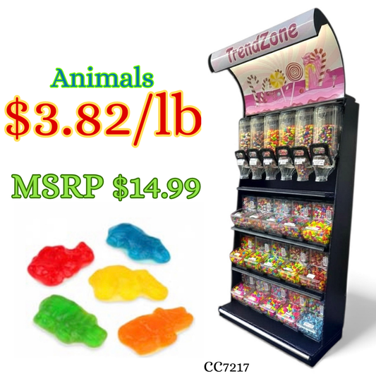 Bulk Candy Gummies – Animals - Case of 26.45 lb