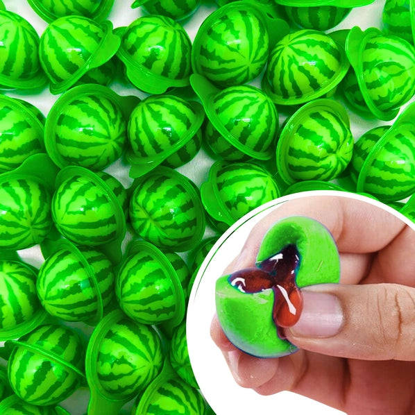 Bulk Candy 100ct Party Tub - Bebo Head Watermelon Jelly Filled Gummies - Case of 8