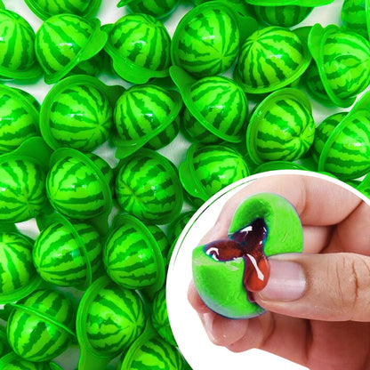Bulk Candy 100ct Party Tub - Bebo Head Watermelon Jelly Filled Gummies - Case of 8