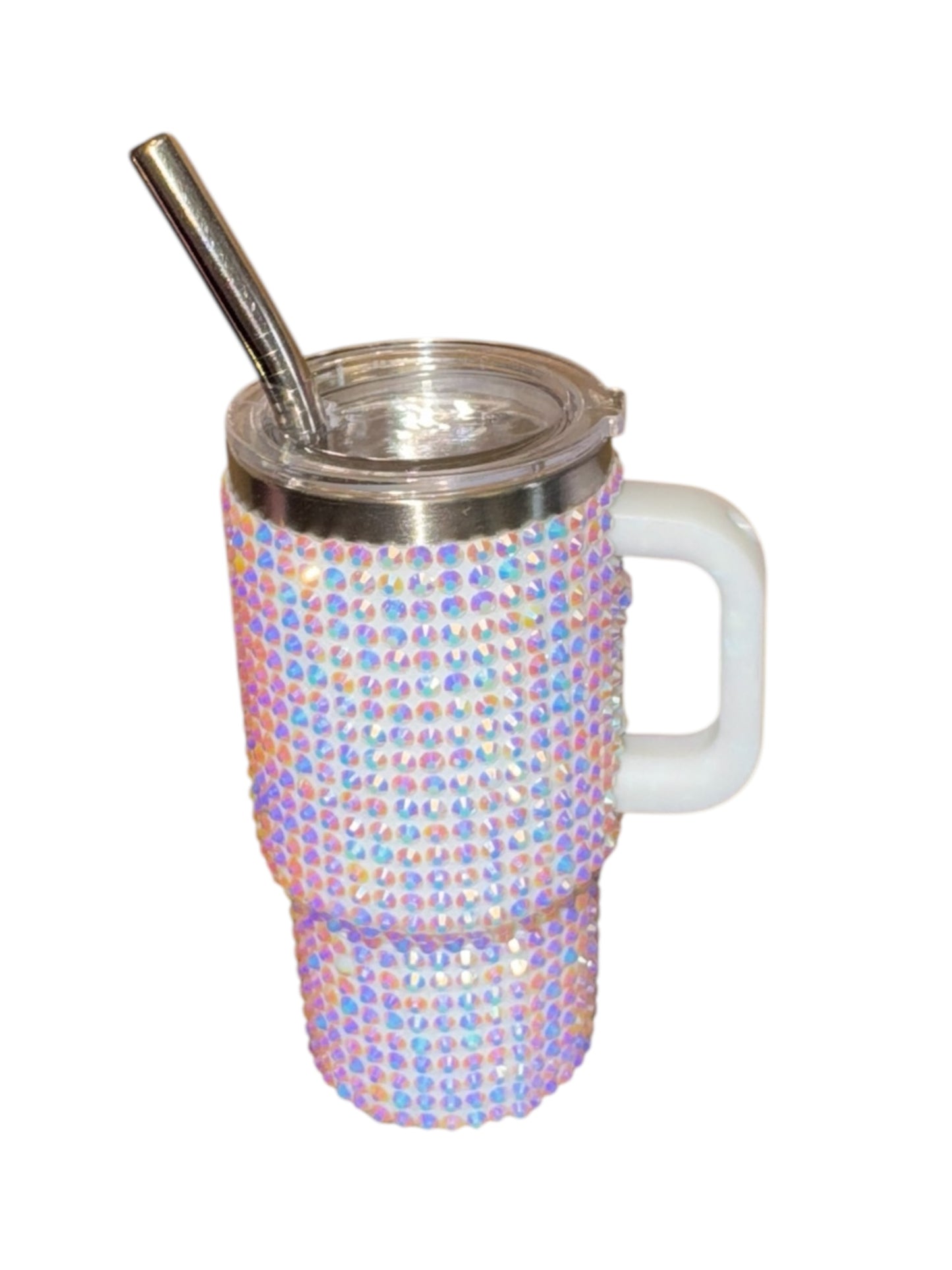 Mini Tumblers with straws 2.5 oz - Bedazzled - Case of 16