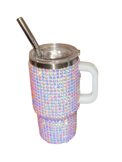 Mini Tumblers with straws 2.5 oz - Bedazzled - Case of 16