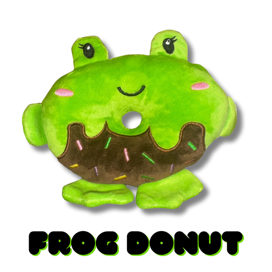 Frog Donut Plush - Case of 36
