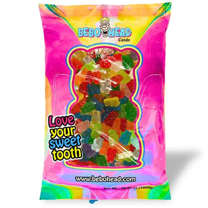 Bulk Candy Gummies – Sour! Bears - Case of 26.45 lb