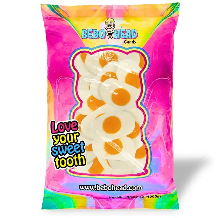 Bulk Candy Gummies – Giant Eggs - Case of 26.45 lb