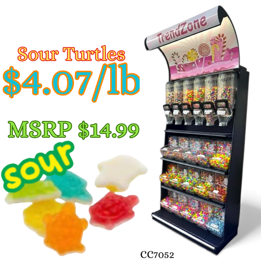 Bulk Candy Gummies – Sour! Turtles - Case of 26.45 lb