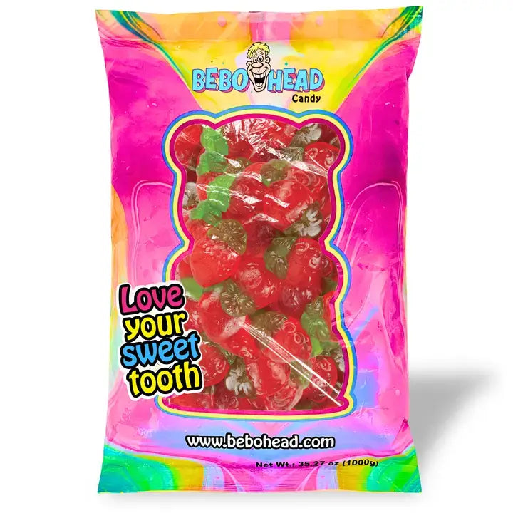 Bulk Candy Gummies – Strawberries - Case of 26.45 lb