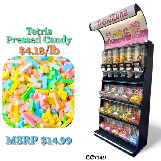 Bulk Candy Pressed Candy – Tetris - Case of 22 lb