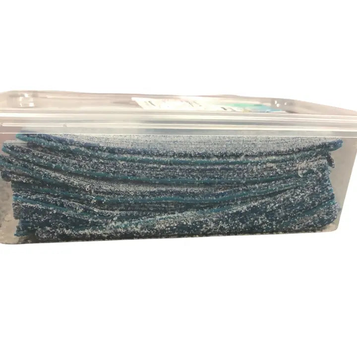 Bulk Candy Belts – Sour Blue Raspberry - Case of 19.8 lbs