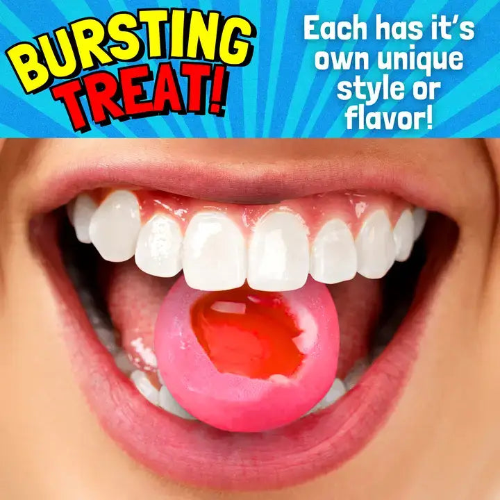 Bulk Candy 100ct Party Tub - Bebo Head Cherry Jelly Filled Gummies - Case of 8