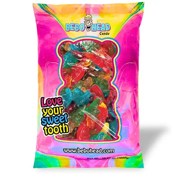 Bulk Candy Gummies –  Dinosaurs - Case of 26.45 lb