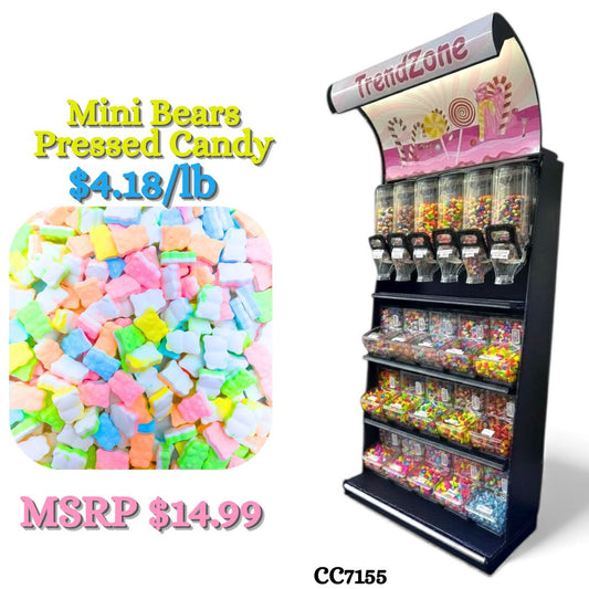 Bulk Candy Pressed Candy – Mini Bears Style - Case of 22lb