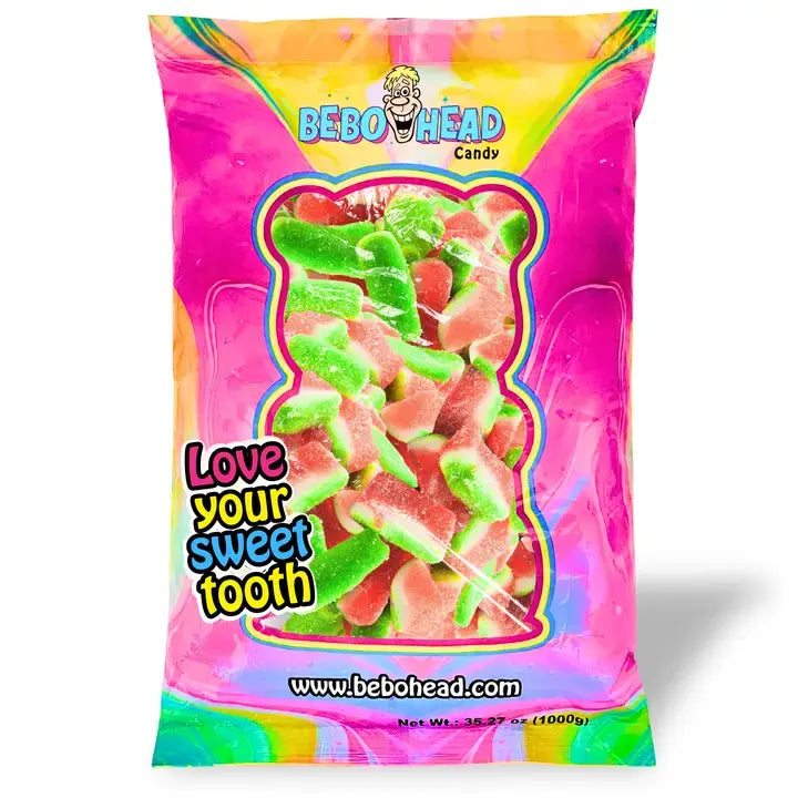 Bulk Candy Gummies – Sour! Watermelon - Case of 26.45 lb
