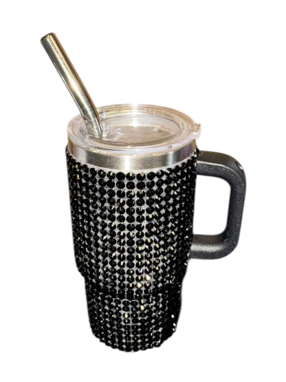 Mini Tumblers with straws 2.5 oz - Bedazzled - Case of 16