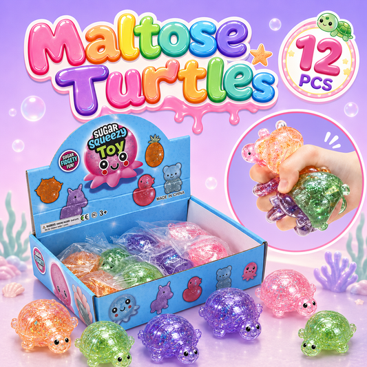 Maltose Squishy - Turtles – 12 pcs