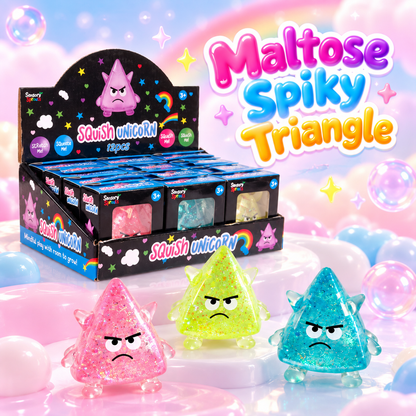 Maltose Squishy - Spiky Triangle – 12 pcs