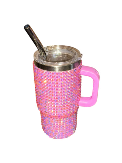 Mini Tumblers with straws 2.5 oz - Bedazzled - Case of 16