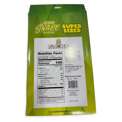 Giant Gummy - Snake Case of 24
