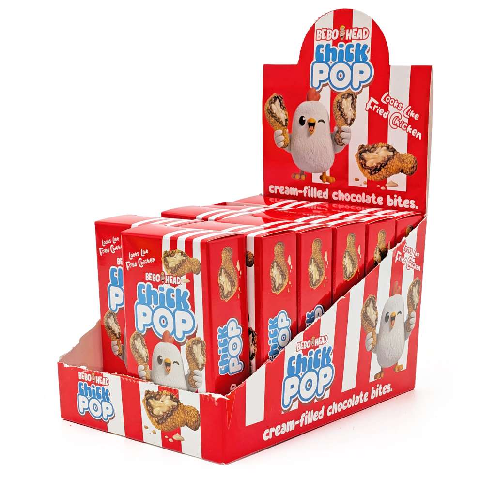 Chick Pop Cream-Filled Chocolate Bites - Case of 72
