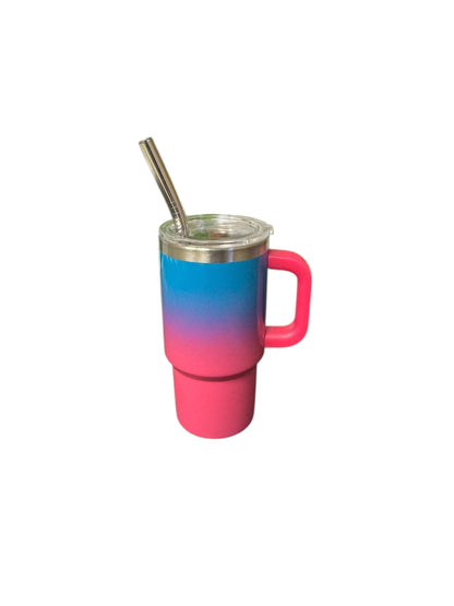 Mini Tumblers with straws 2.5 oz - Ombre - Case of 16