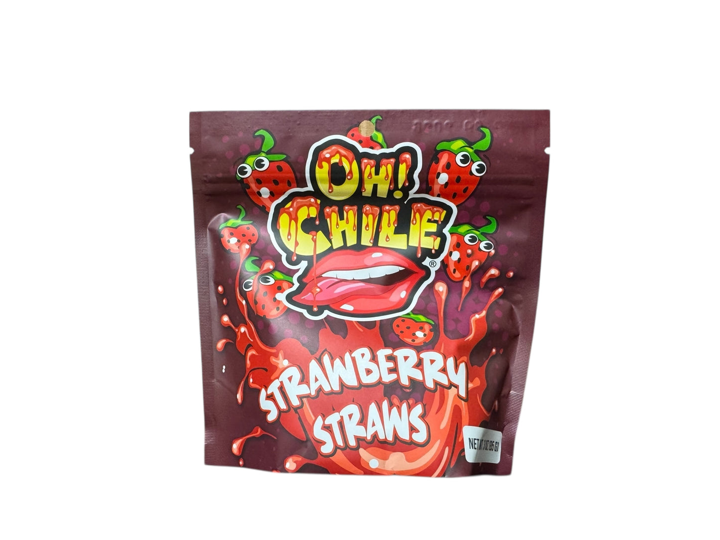 Oh! Chile Strawberry Straws - Case of 12