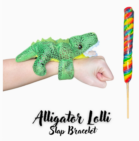 Alligator Lolli Slap Bracelet 18pcs case