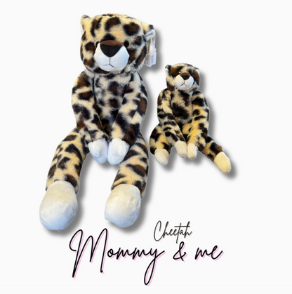Cheetah Mommy & Me Plush - Case of 24