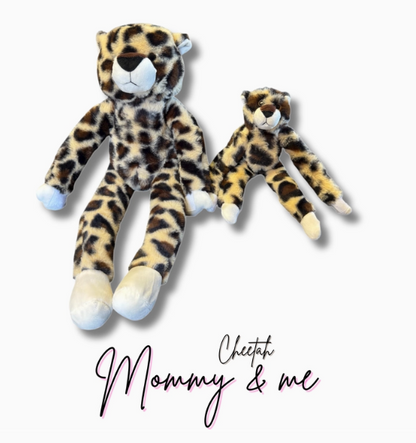 Cheetah Mommy & Me Plush - Case of 24