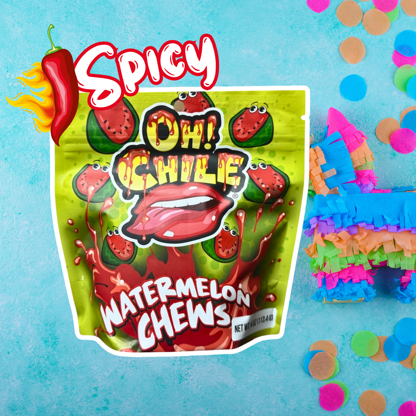 Oh! Chile Watermelon Chews - Case of 12