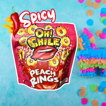Oh! Chile Peach Rings - Case of 12