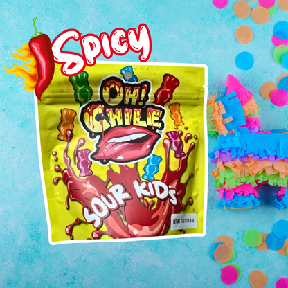 Oh! Chile Sour Kids - Case of 12