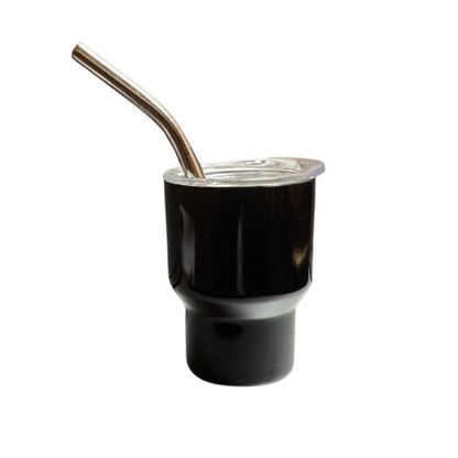 Mini Shot Glass with straws 2oz - Solid - Case of 24