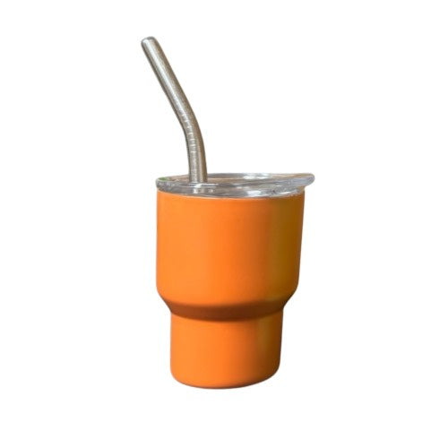 Mini Shot Glass with straws 2oz - Bright - Case of 24