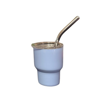 Mini Shot Glass with straws 2oz - Pastel - Case of 24