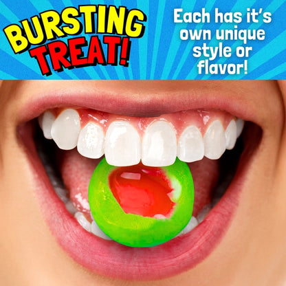 Bulk Candy 100ct Party Tub - Bebo Head Watermelon Jelly Filled Gummies - Case of 8