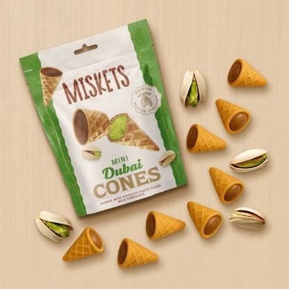 Dubai Pistachio Chocolate Cones - Case of 24