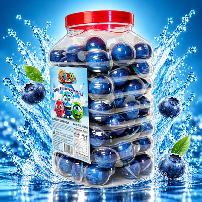 Blueberry Jelly Filled Gummies 🫐